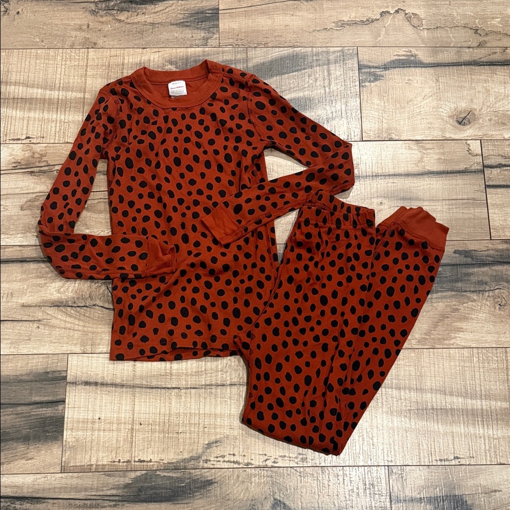 Hanna Andersson Kids Red Polka Dot Pajama Set